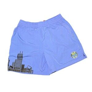 Just Don All City Shooting Shorts Liner Blue Mens Large GUC
